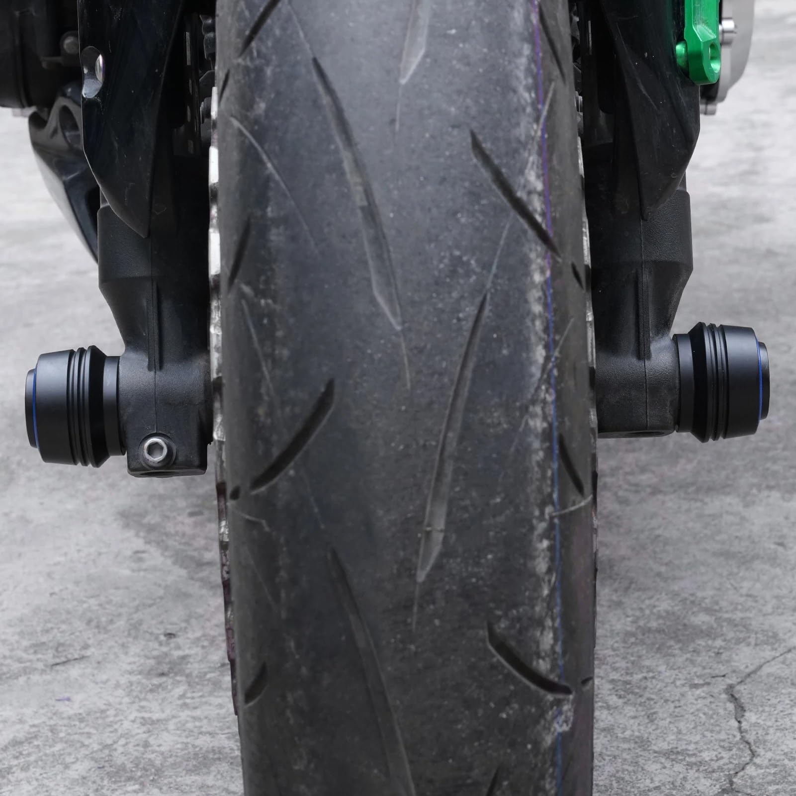 Przednie tylne koło oś widelca suwaki Pasuje do R7 YZF R7 2021 2022 2023 2024 2025 koła do motocykla oś widelec osłona przed uderzeniem Pad rama suwaki(Frame Sliders-Grey)