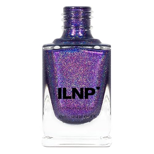Miniatura 33 de ILNP Madison Ave Esmalte de uñas holográfico metálico rosa antiguo
