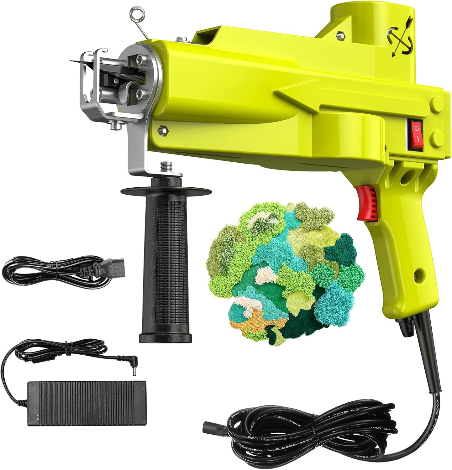 Tufting Gun, Carpet Weaving Machine, 2 in 1 Cut and Loop