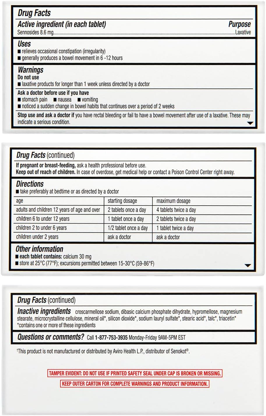 Rite Aid Vegetable Laxative Senna Tablets 100 Kosovo Ubuy