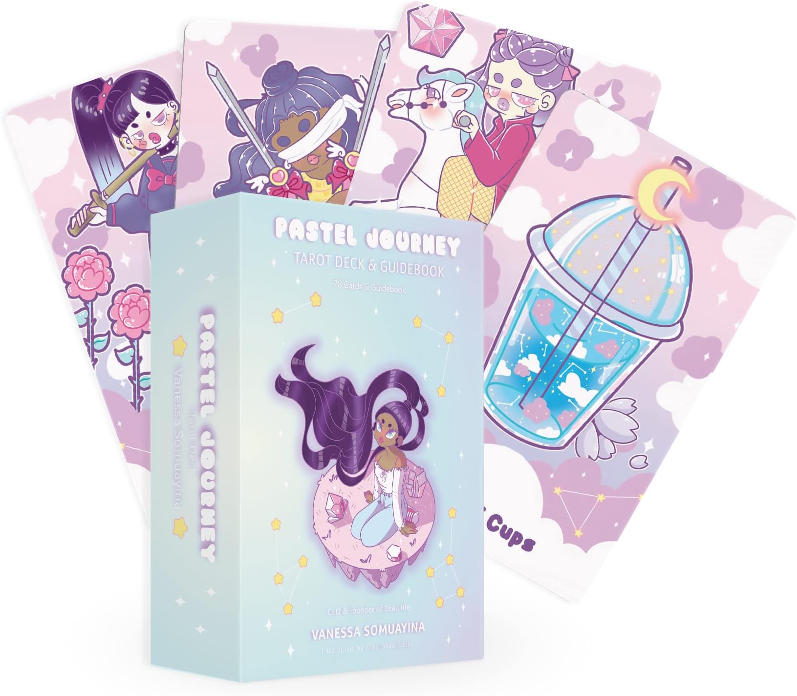 The Pastel Journey Tarot Deck & Guidebook