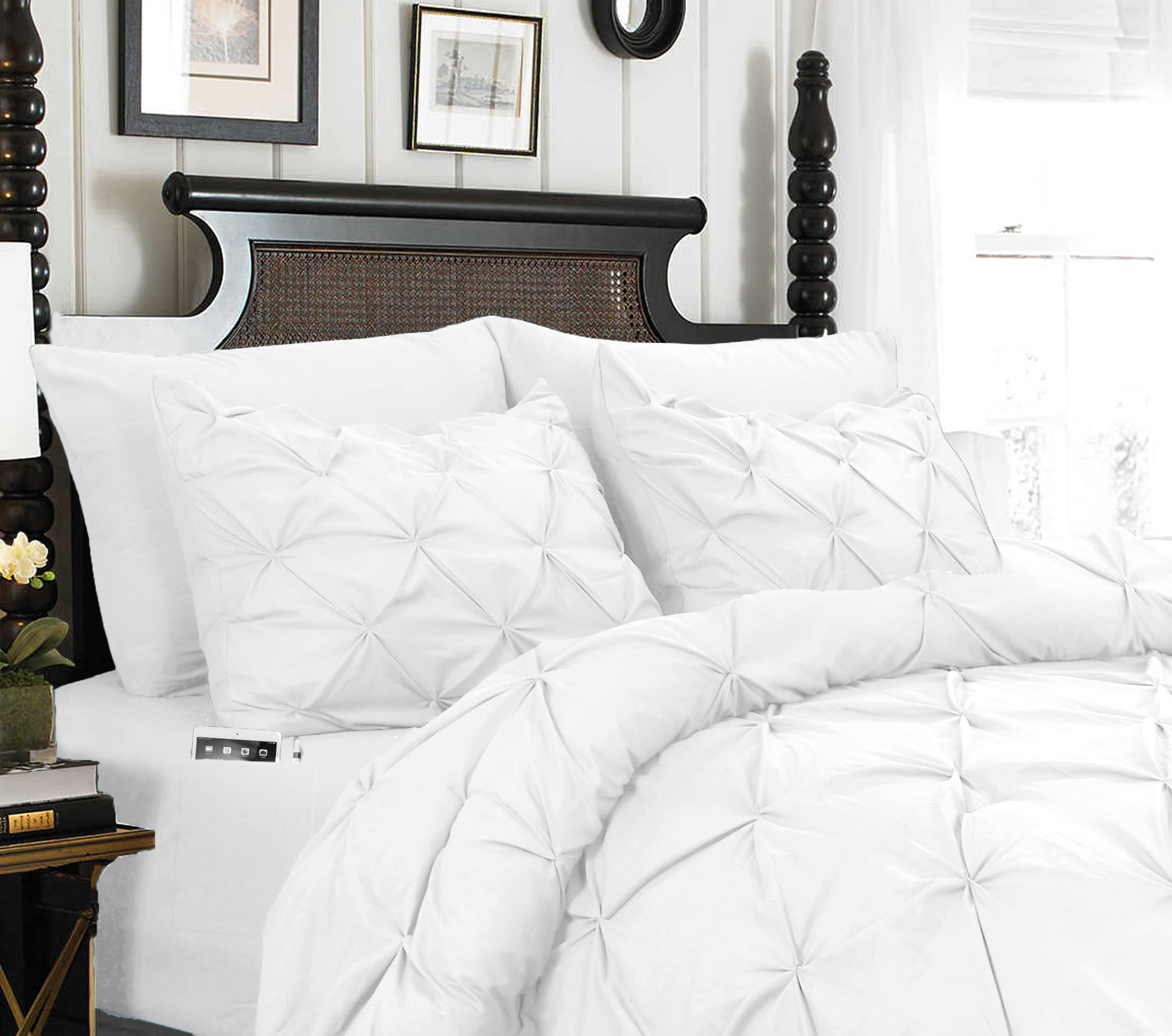 Pinch Pleated Comforter Set 