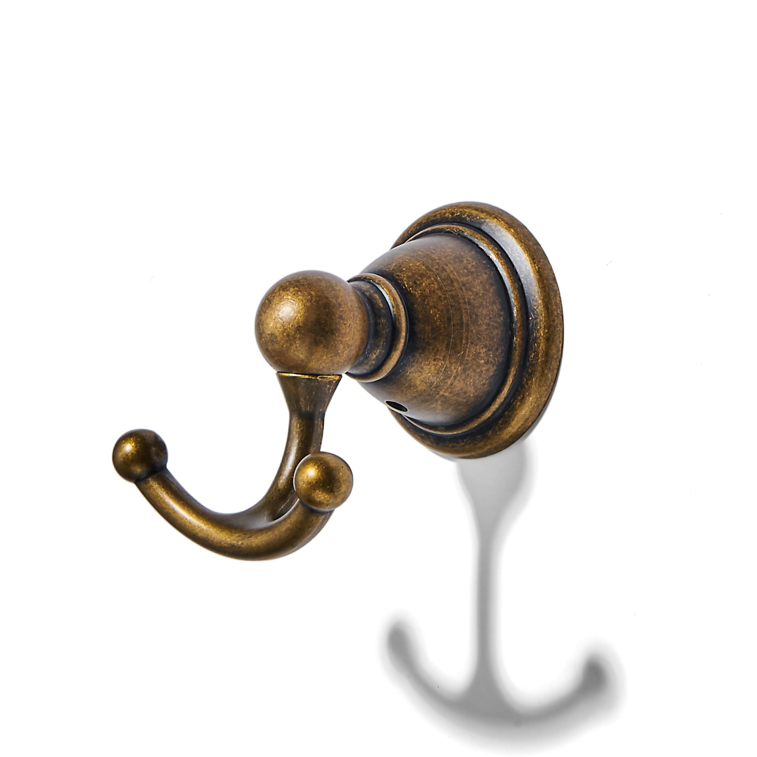 antique english brass coat robe hooks product photo