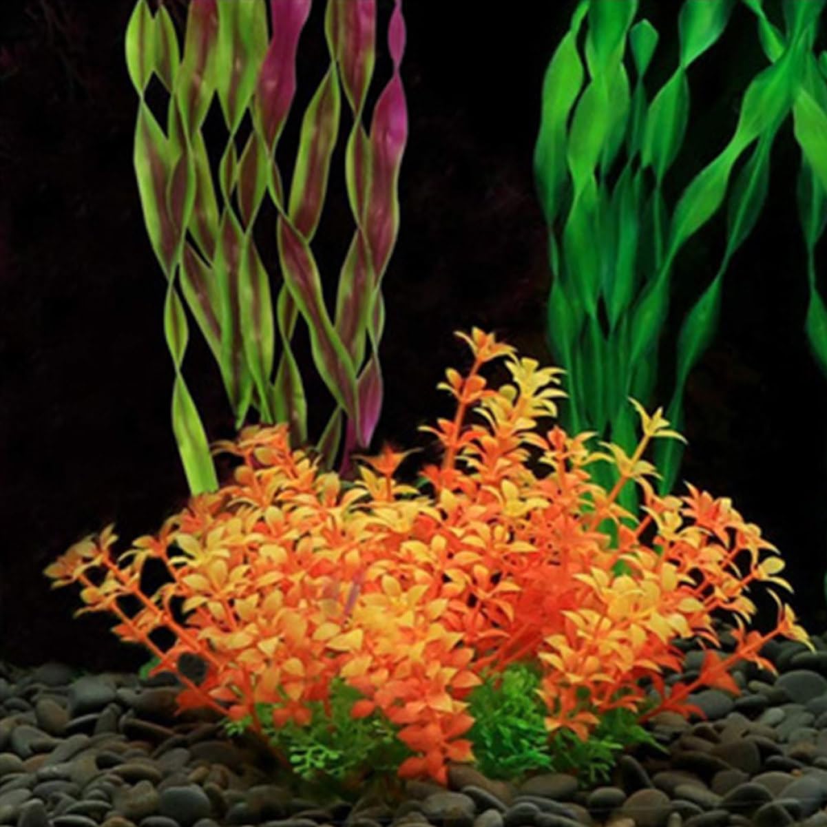 BESPORTBLE 14stücke Teiliges Set Künstlicher Wasserpflanzen Für Aquarien Lebensechte Dekoration Für Fischbecken Und Langlebig Für Natürliche Unterwasserlandschaften