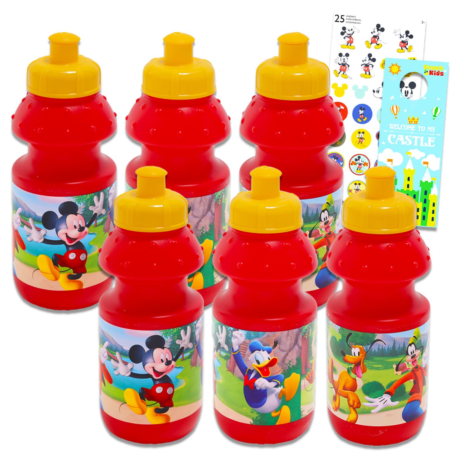 Bouteille d'eau Mickey anti-fuite pour aider les enfants à boire
