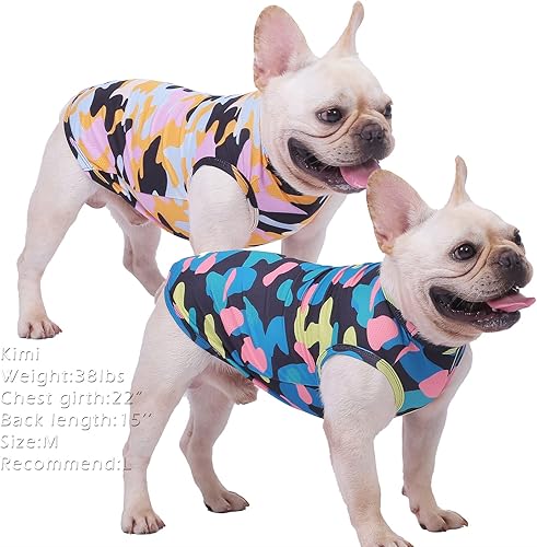 Vista 20 de Camisas refrescantes para perros, camisas para perros extra pequeñas, ropa para perros machos y hembras, camisetas refrescantes para Yorkie