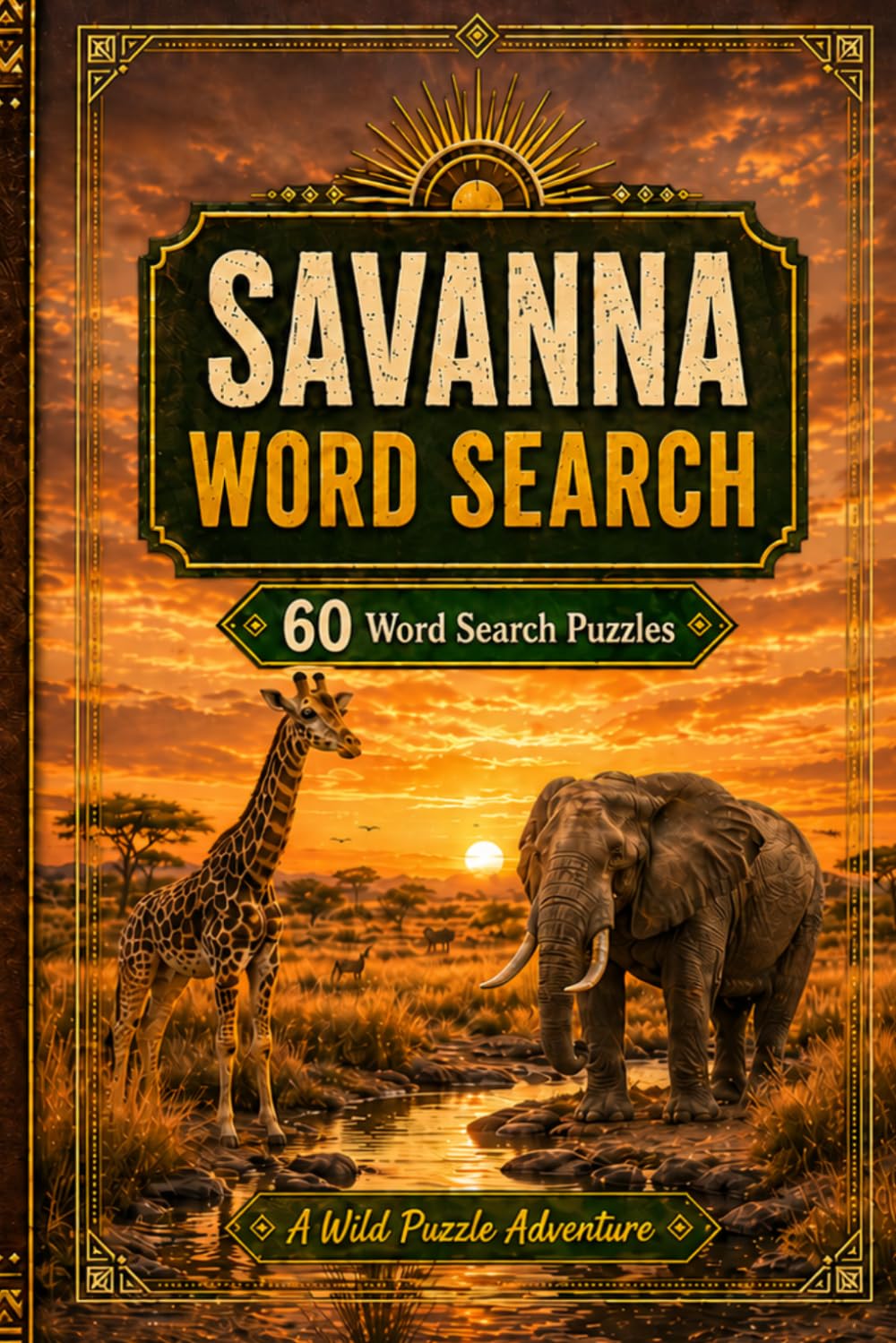 Savanna Word Search: 60 Word Search Puzzles. A wild Puzzle Adventure.