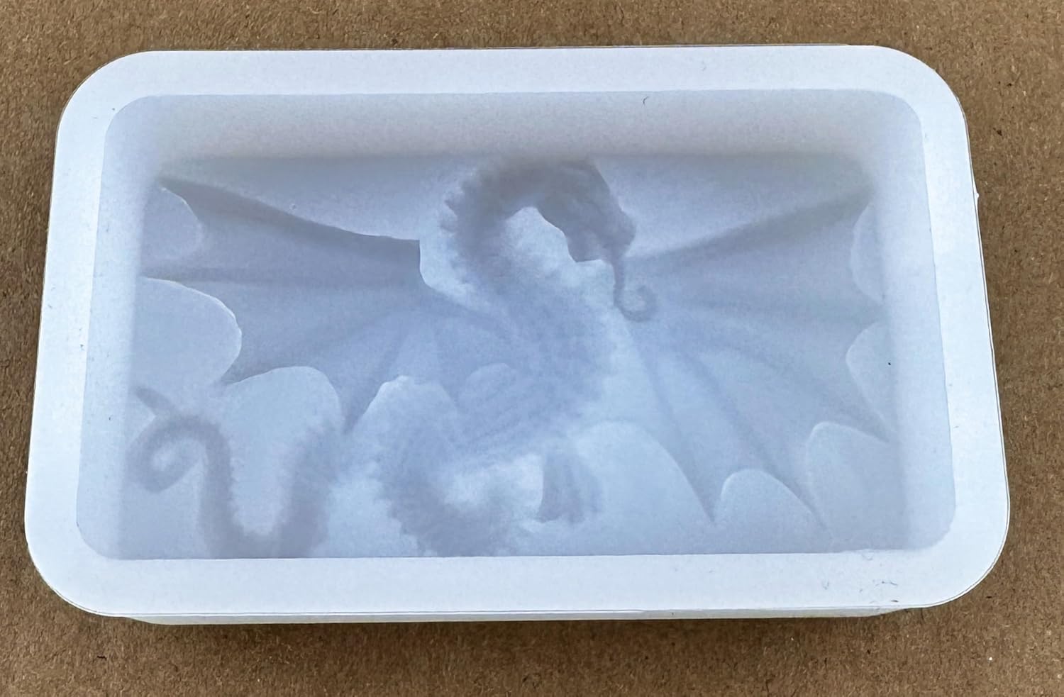 ARTCRAFTMOLDS Dragon Silicone Mold for SOAP Making, Crafting Tool