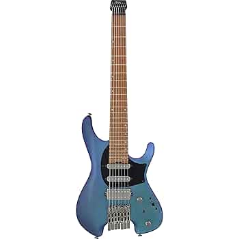 Ibanez Q547 BMM ヘッドレスギター Q 7弦 ギター Amazon | Ibanez Q547 BMM (Blue Chameleon Metallic Matte