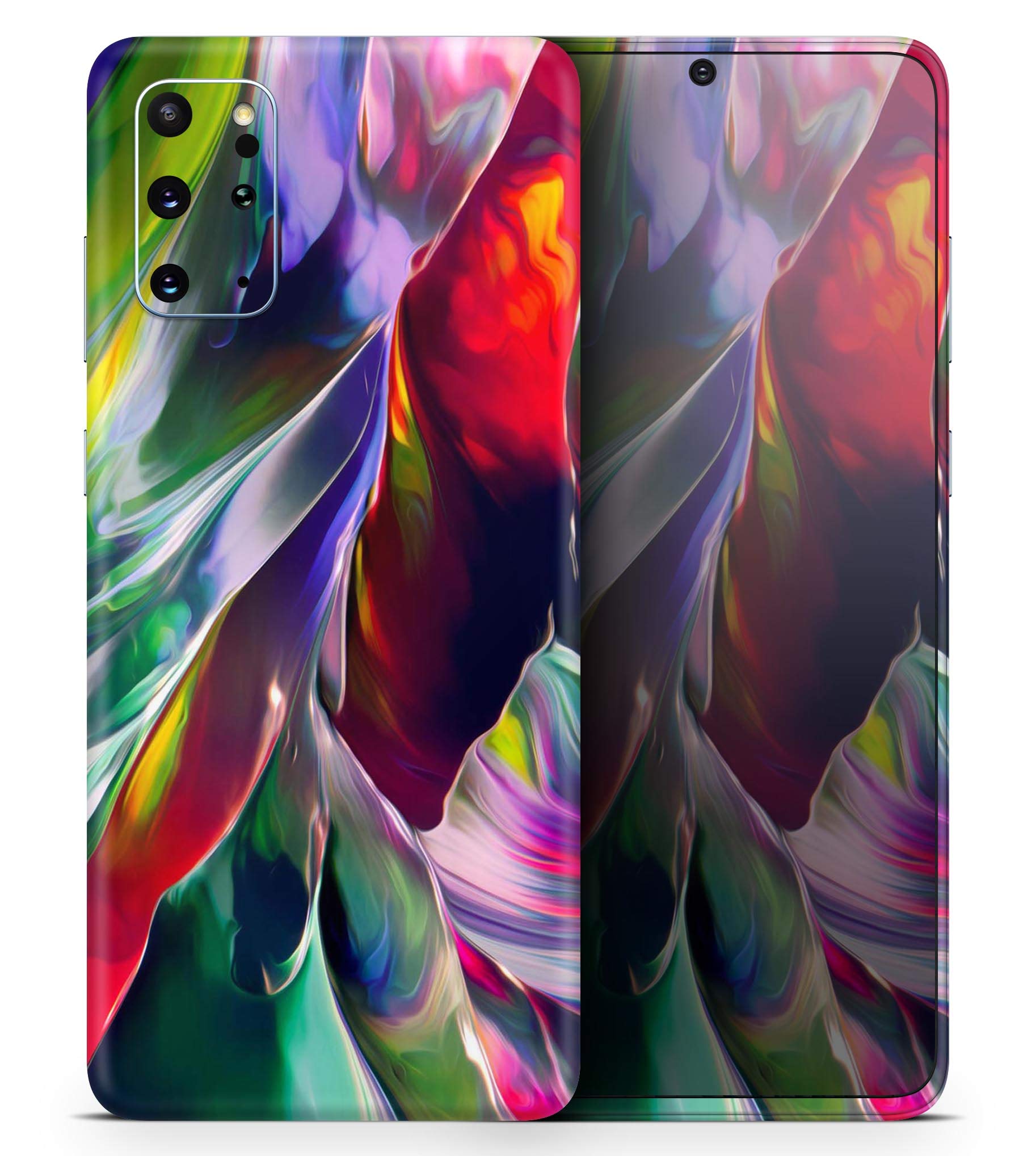 Blurred Abstract Flow V57 | Protective Vinyl Decal Wrap Skin Cover Compatible with The Samsung Galaxy Z Flip (Full-Body, Screen Trim & Back Glass Skin)