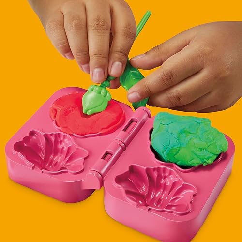 Miniatura 11 de Play-Doh Juego de juguetes de jardín de flores florecientes, juego de simulación de naturaleza, artes y manualidades para niños, regalos de relleno