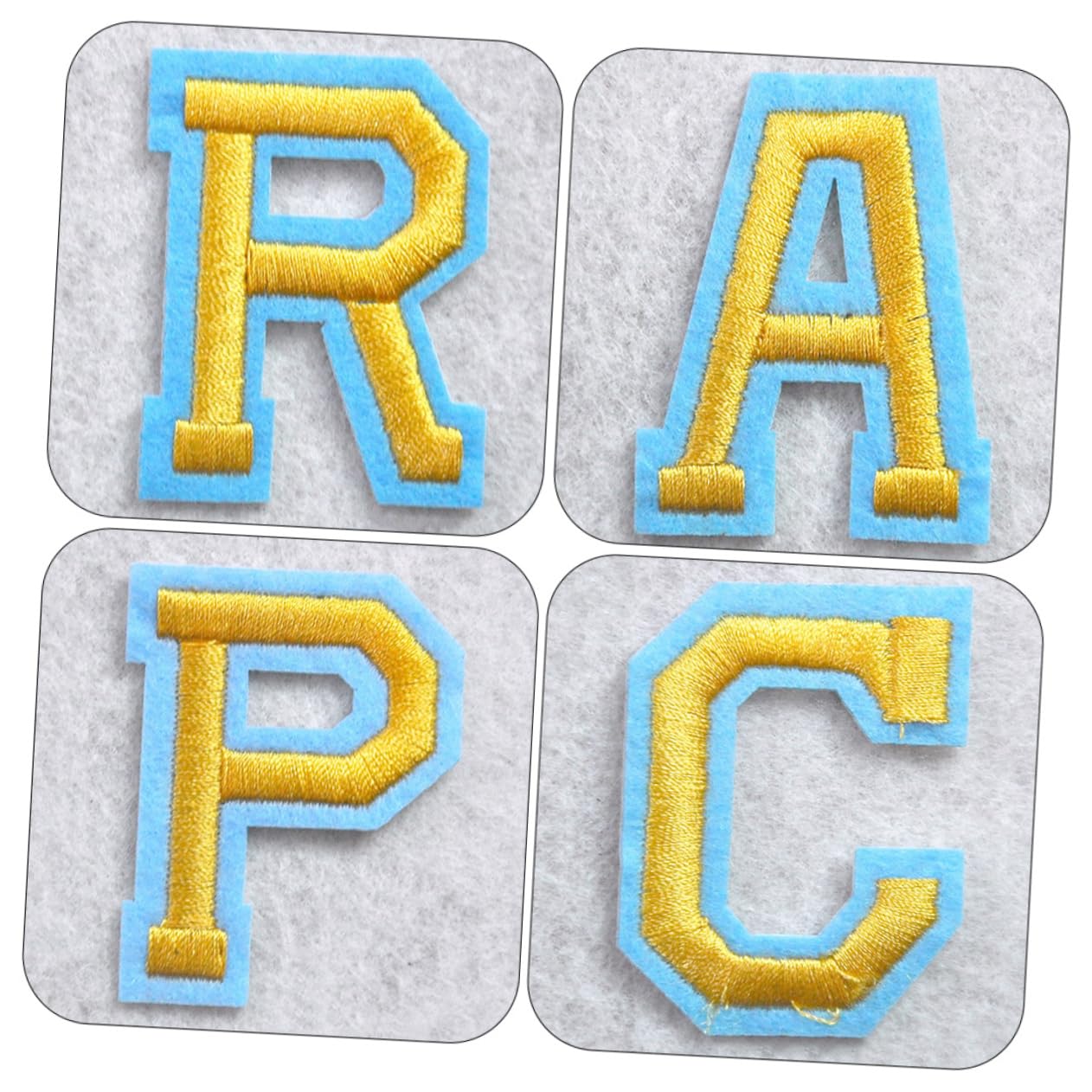 Housoutil Parches De Letras Termoadhesivos Para Decorar Y Reparar Ropa Chaquetas Gorras Y Bolsos Apliques Bordados Para Diy Y Creativo 52 Piezas X 4