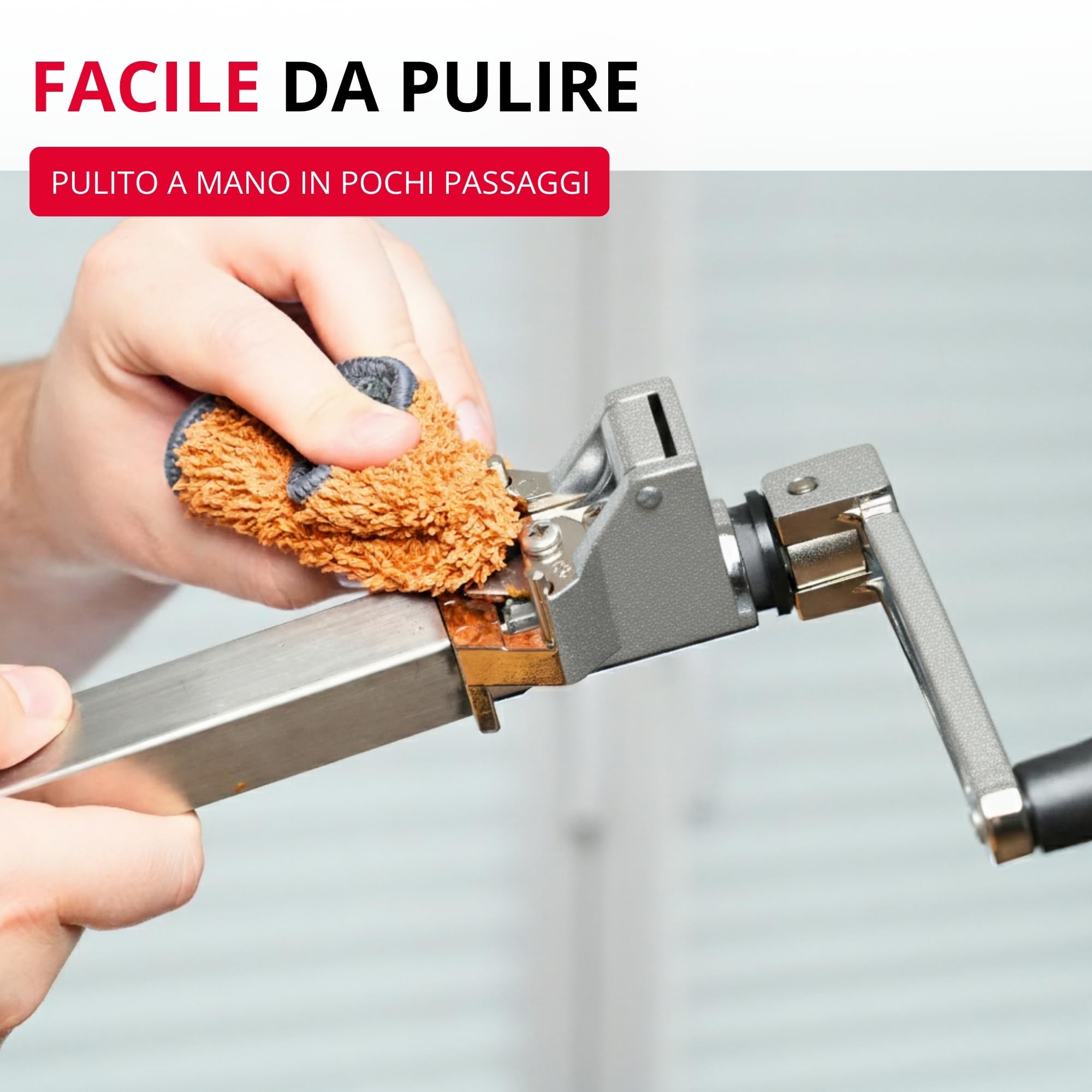Westmark Sieger Clou 30 Apriscatole da montare al tavolo 84 cm Acciaio inox