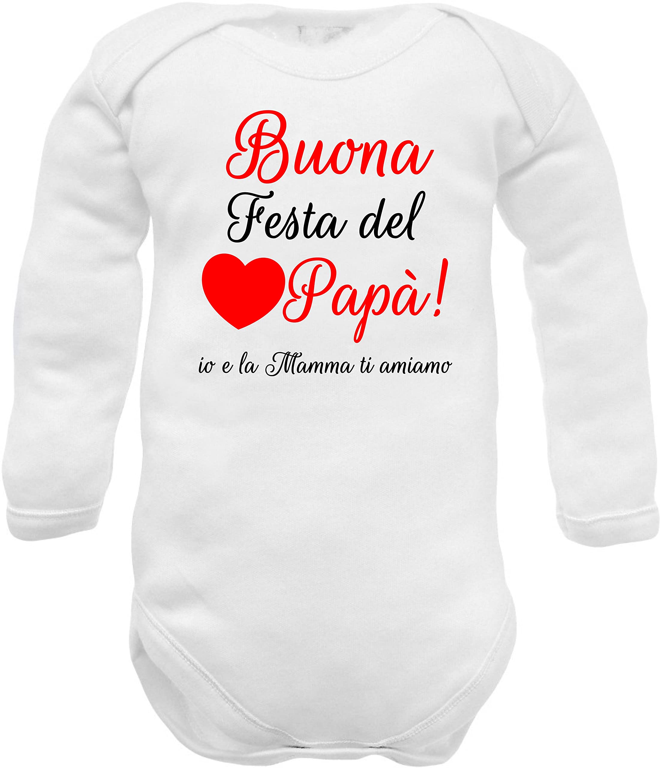 Body e tutine neonato divertenti compleanno papà e mamma zia zio nonno nonna padrino madrina manica lunga, corta e canotta