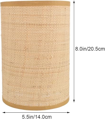 Miniatura 7 de Pantalla de lámpara de araña Pantalla de lámpara de ratán cubierta de luz tejida Cesta de ratán Lámpara de araña Pantalla de lámpara colgante