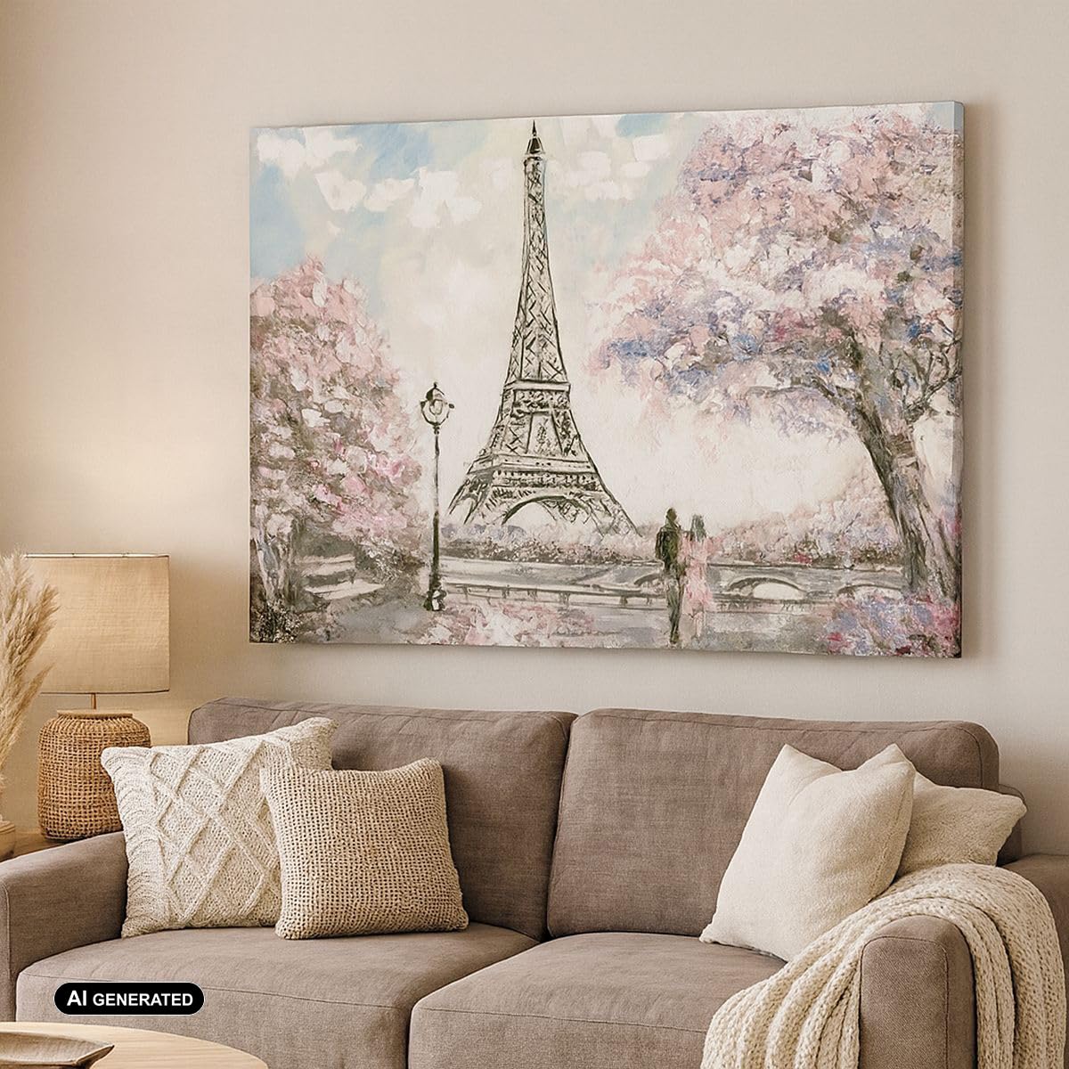 ARTTOR Quadro su Tela 120x80 cm Stampe da Parete Architettura Paesaggi 3147