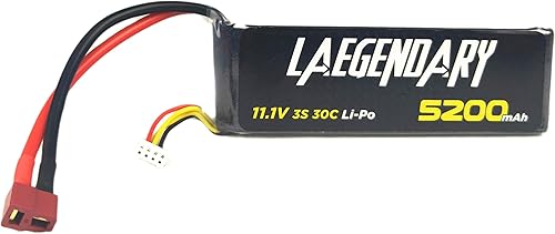 LAEGENDARY RC Car LiPo BaterÃa recargable de 5200 mAh 11.1V 3S 30C Compatible con LAEGENDARY escala 110 RC camión