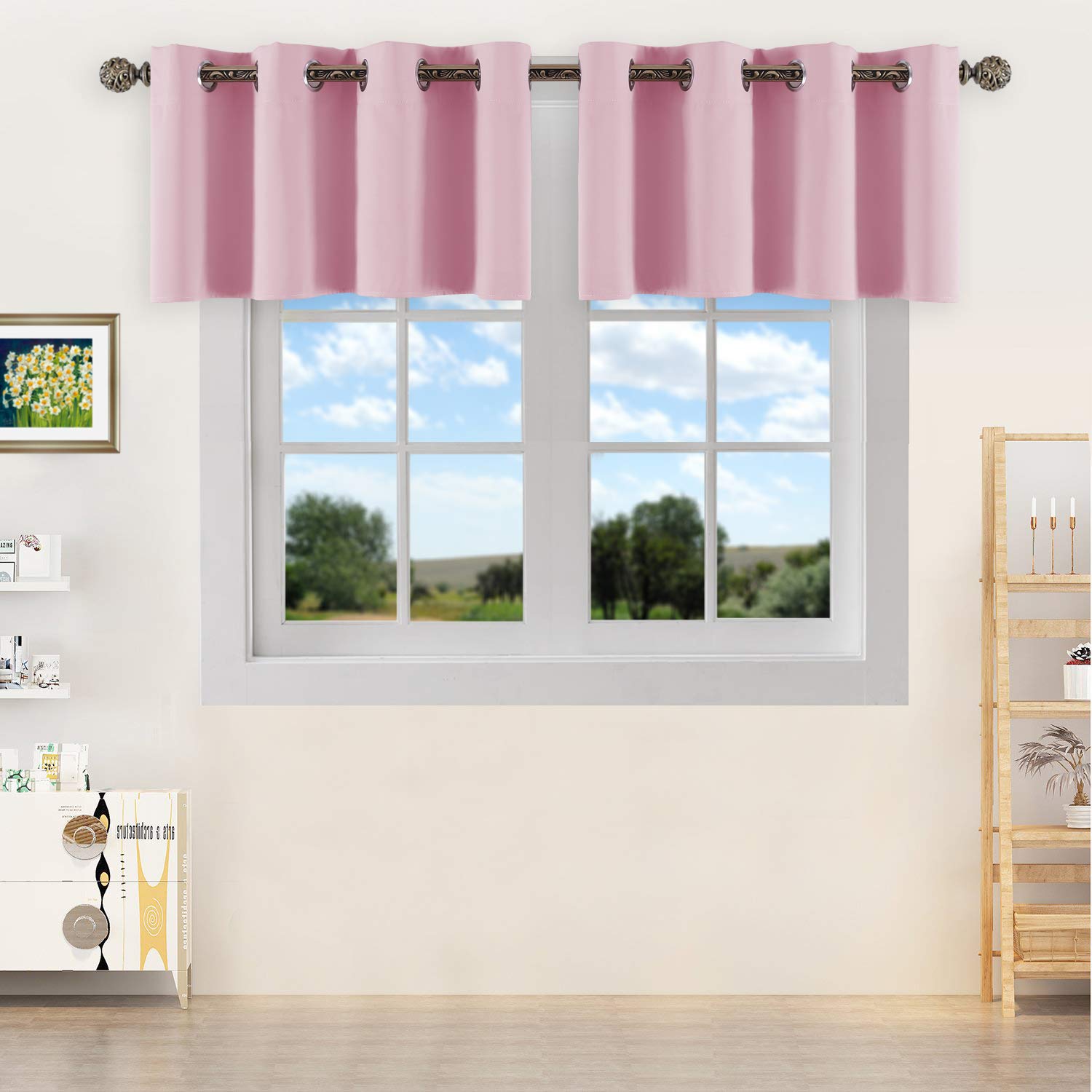 Pink Valance Curtains Curtains & Drapes 2023