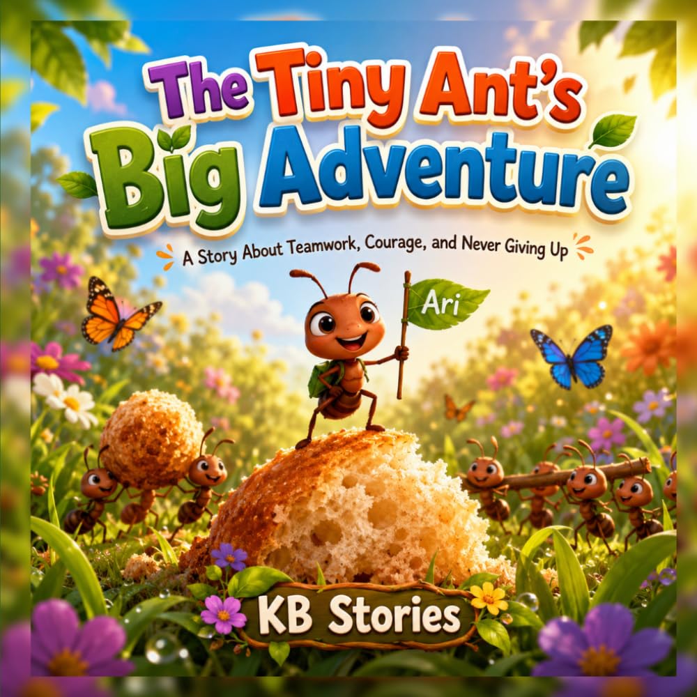 The Tiny Ant's Big Adventure: A Story About Teamwork, Courage, and Never Giving Up (Tiny Heroes)
