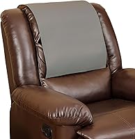 Vista 8 de Protector de reposacabezas reclinable antideslizante, fundas lavables de piel sintética para reposacabezas para silla reclinable, fundas