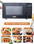 Commercial Chef CHM770B 700 Watt Counter Top Microwave Oven, 0.7 Cubic Feet, Black Cabinet