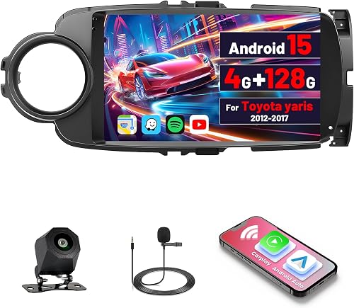 [4G+128G] Inefala Android 15 Autoradio pour Toyota Yaris …
