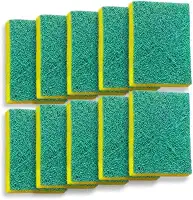 Esponja de Limpeza Dupla Face 3M - Scotch Brite C/10Unidades