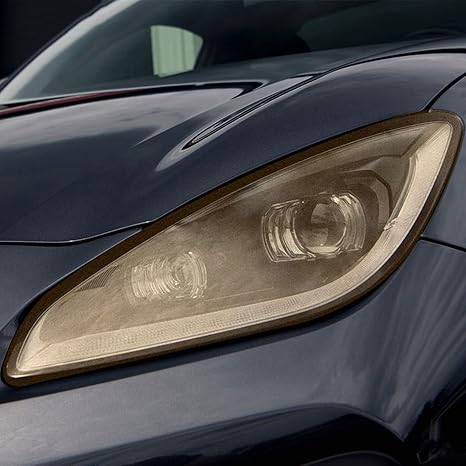 Amazon Co Jp 2個車のヘッドライト保護フィルムフロントライト透明スモークブラックtpuステッカー トヨタ用gr 86 22 Gr86 23 車 バイク