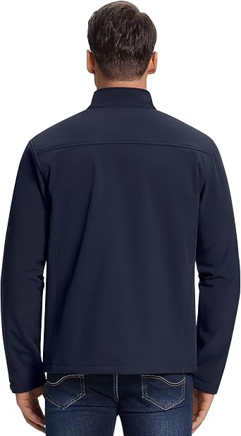 33000ft Men's Waterproof Softshell Jacket Fleece Lined Outdoor Jacket