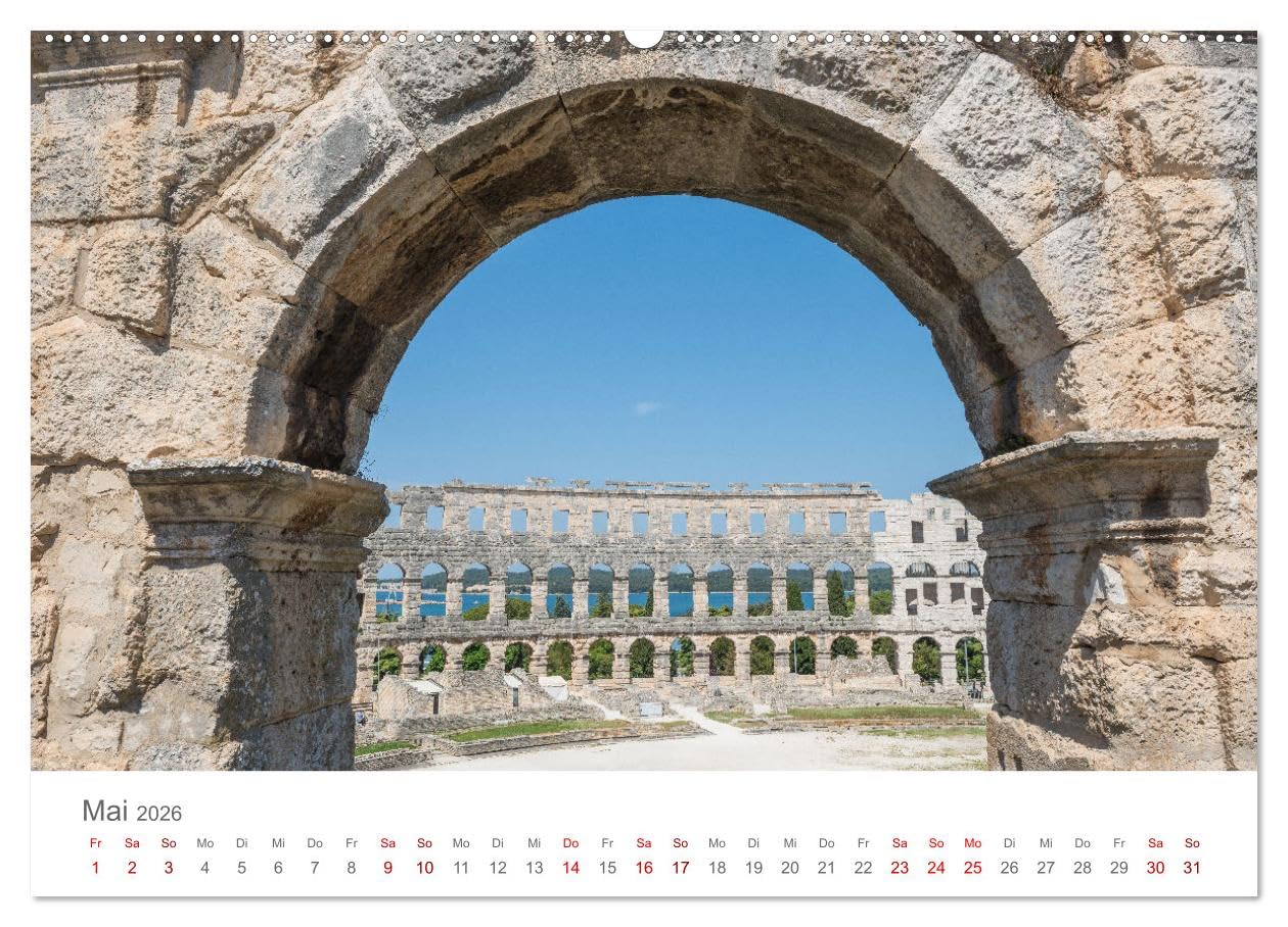KROATIEN - Perle der Adria (Wandkalender 2026 DIN A2 quer), CALVENDO Monatskalender: Highlights einer Reise durch Kroatien (CALVENDO Orte)