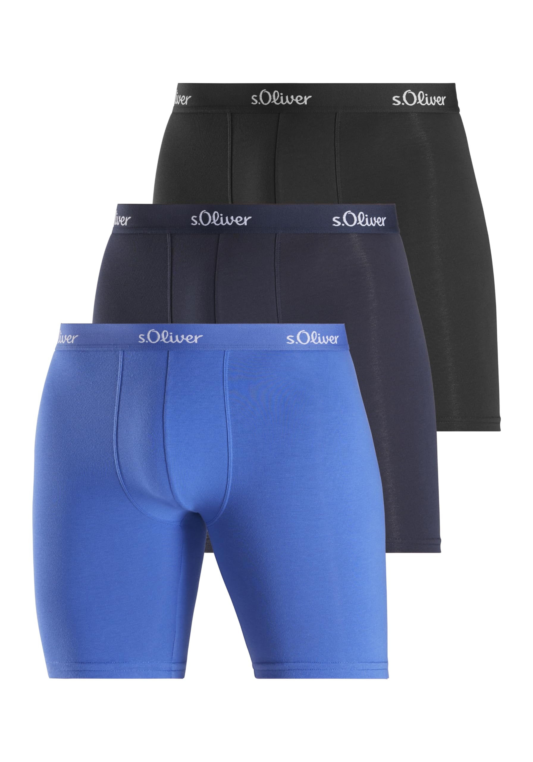 s.Oliver Herren Jh-34bl_ls Boxershorts (3er Pack)