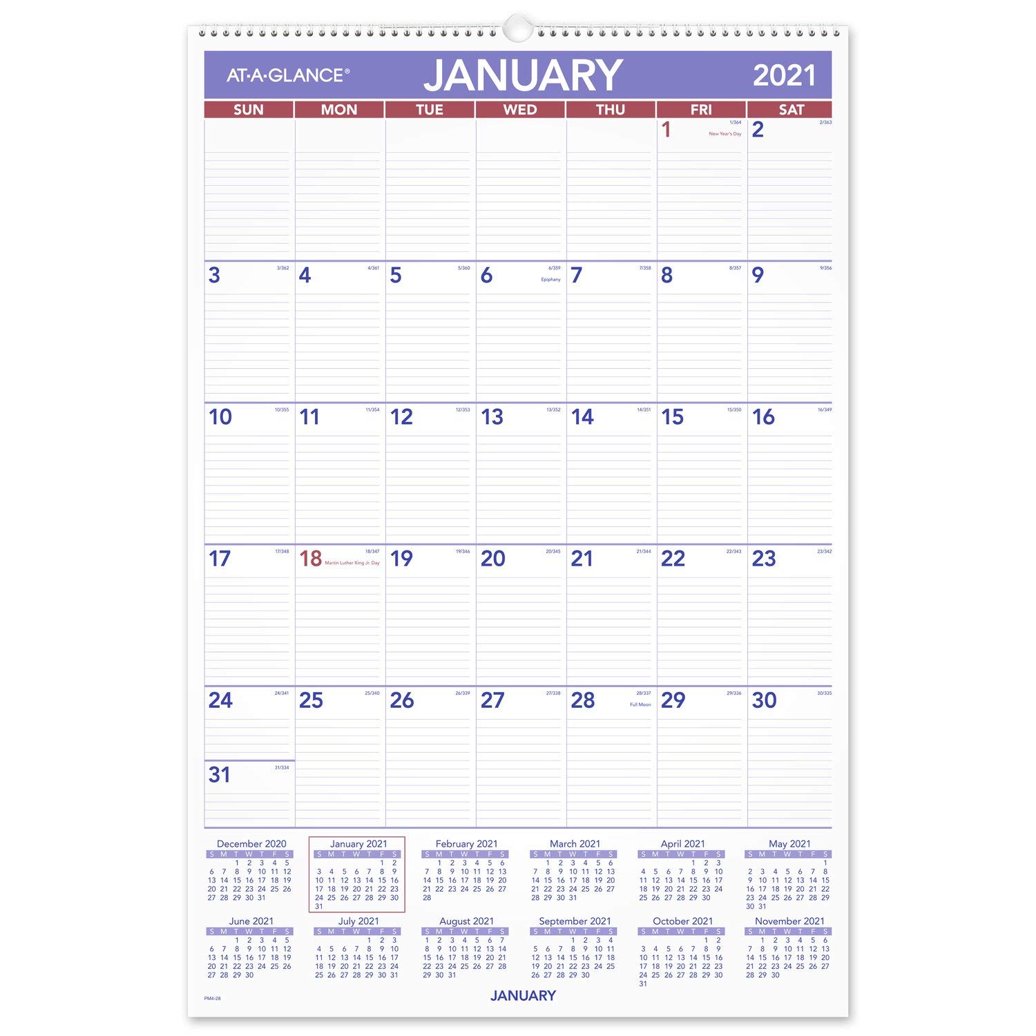 2025 Year Calendar | Wall Planner | Matisse Inspired | A4 Landscape