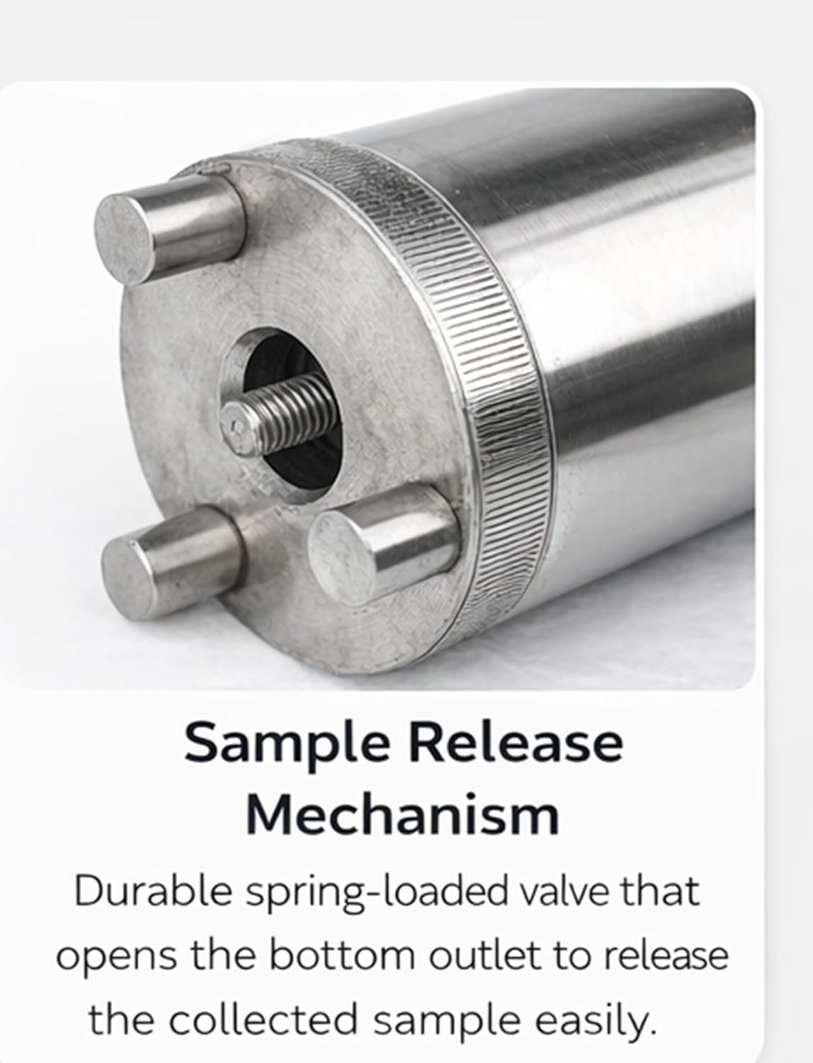 Stainless Steel Oil Bottom Sampler & Liquid Sampler, Professional Oil Sample Kit (300/500/1000ml) for Industry & Lab(0.08gal/300ml)