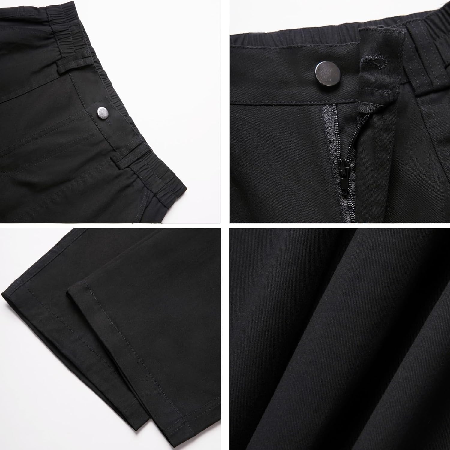 WZIKAI Cargo Pants for Women High Waisted Casual Pants Baggy Wide Leg Trousers Y2K Streetwear with 6 Pockets - Image 7