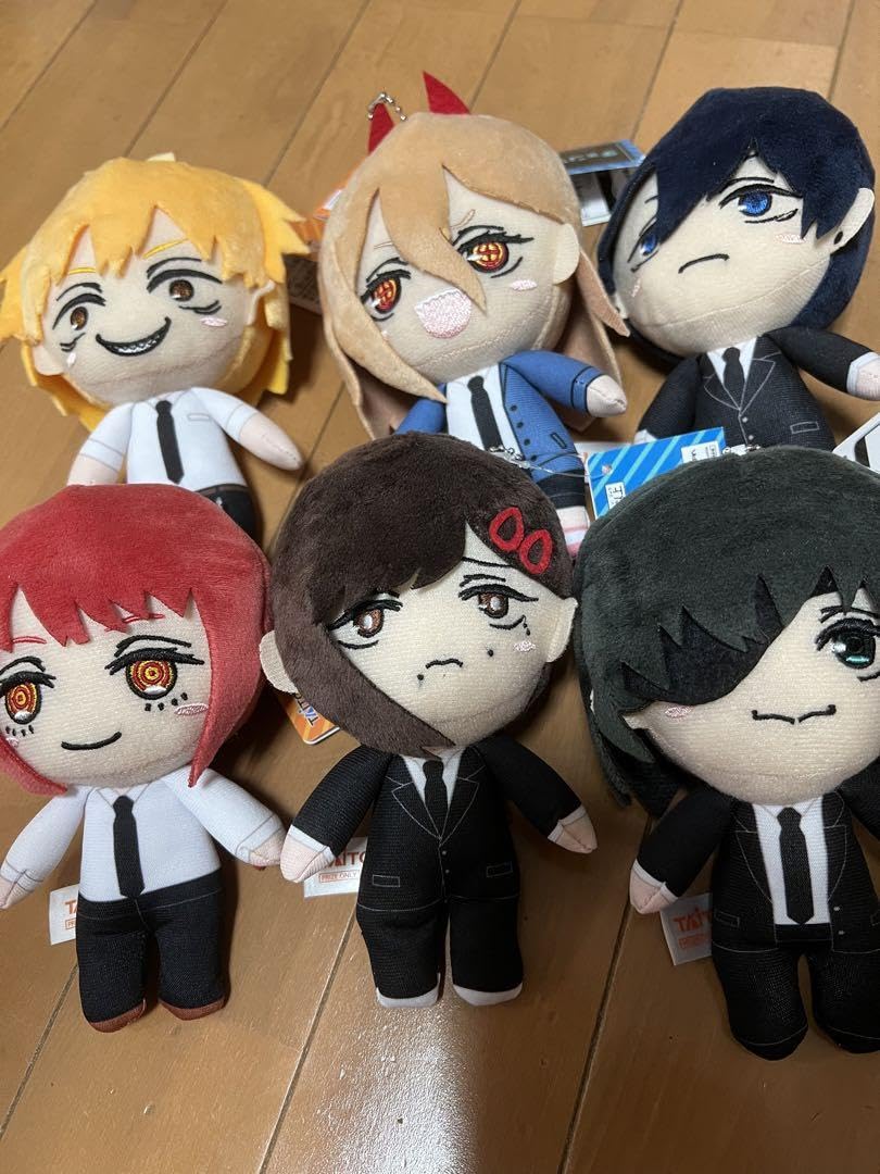 Amazon.co.jp: チェンソーマン ぬいぐるみマスコットセット : Toys & Games