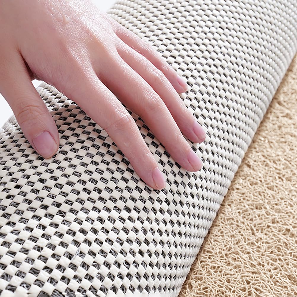 Alfombrilla Ducha Antideslizante 75x120 cm Moderno y Minimalista Alfombra Ducha Antideslizante PVC Suave y cómodo，Alta Permeabilidad al Agua