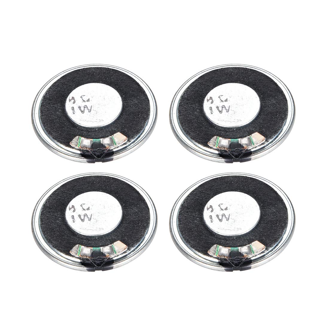 uxcell 1W 8 Ohm DIY Speaker 36mm Round Shape Replacement Loudspeaker 4pcs