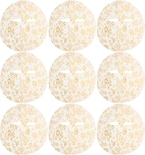 Tofficu 10pcs Gold Foil Freeze-dried Face Mas...