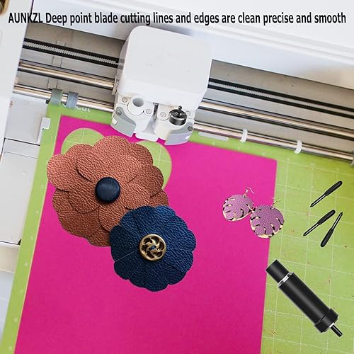 Miniatura 4 de 10 cuchillas de corte profundo, cuchillas de repuesto de punta profunda compatibles con máquinas de corte Explore 43Air 2Air OneAirMakerMaker 43,