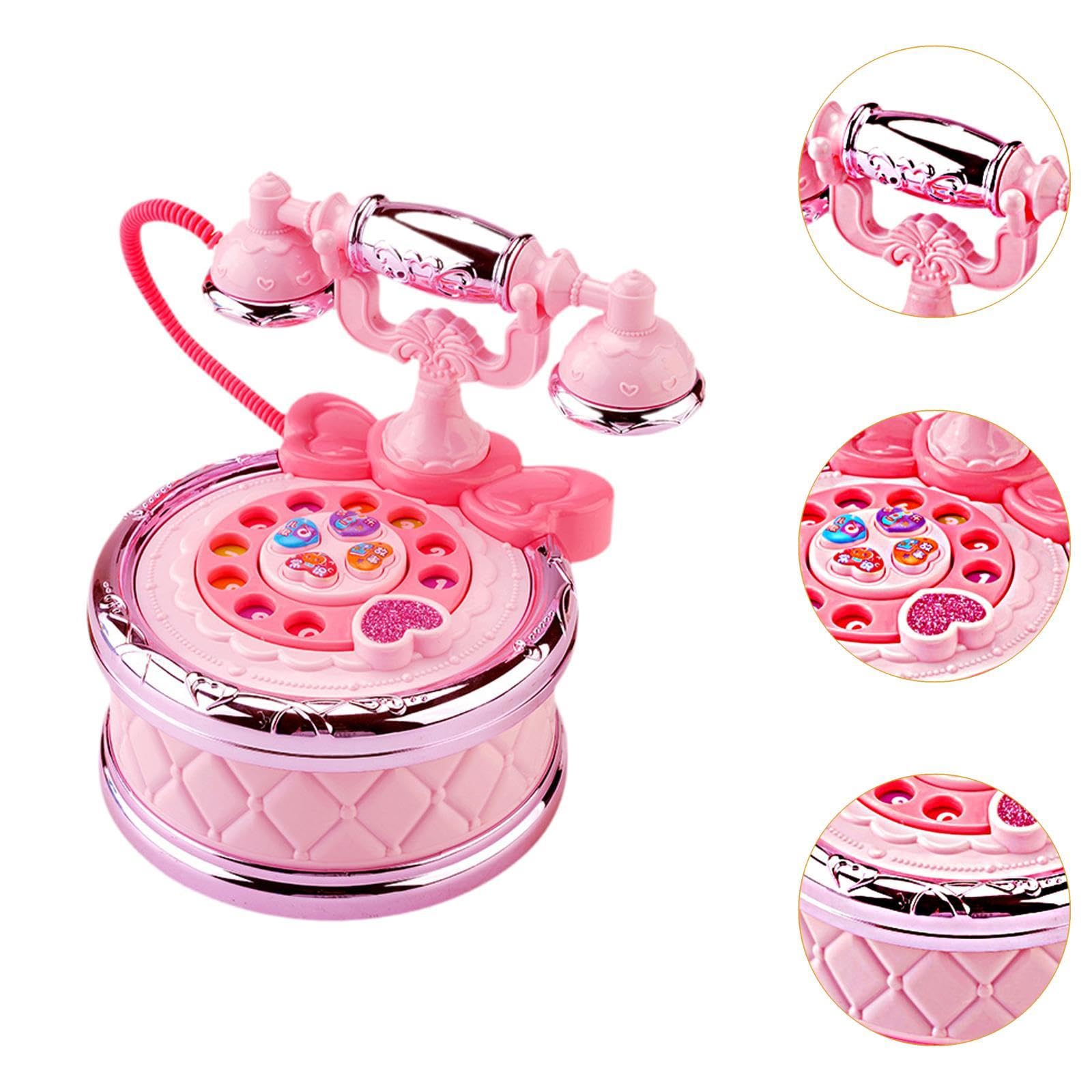 Telefono Interattivo per Bambini, Ideale per Il Gioco di Immaginazione, Rosa, Taglia unica