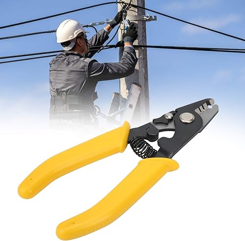 Miniatura 8 de Alicates de fibra óptica CFS-3 Pelacables de fibra de alta dureza, 3 agujeros, herramienta de alicates para pelar fibra óptica