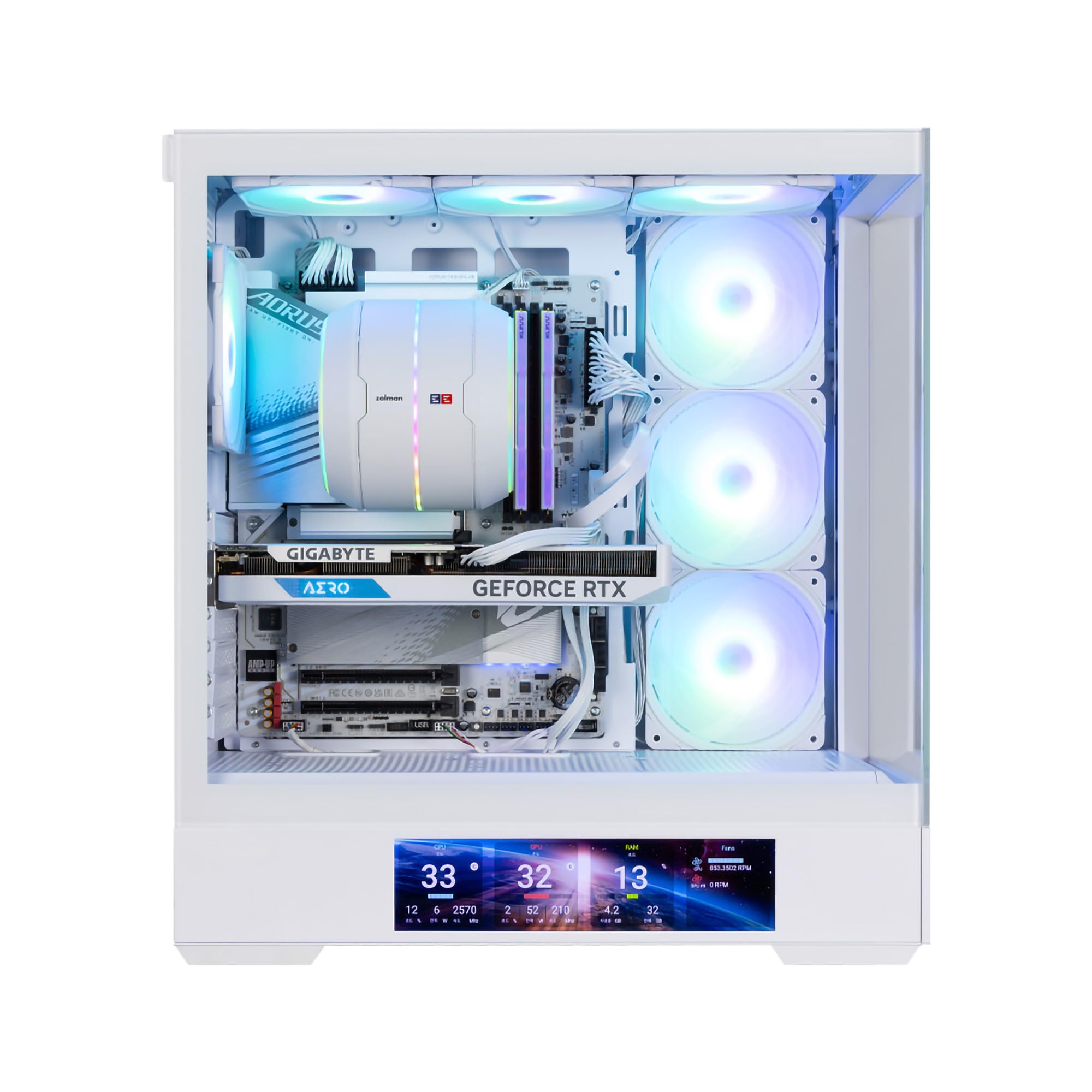 ZALMAN P40 DS - Carcasa para PC (Torre Media), Color Blanco