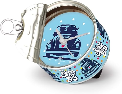 Miniatura 12 de BRISA VW Collection - Reloj de mesa Volkswagen, reloj magnético, MyClock también personalizable, regalo de fotos en autobús T1, escarabajo, diseño