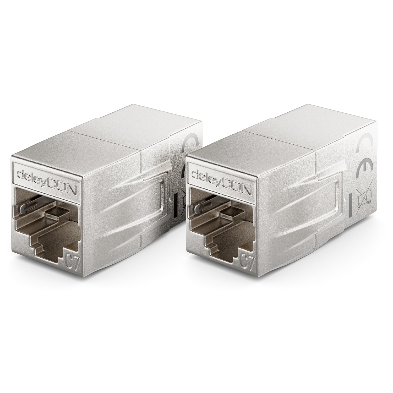 VALUE RJ-45 Kupplung Geschirmt, Kat.6 (Class E) RJ-45 Durchführungskupplung