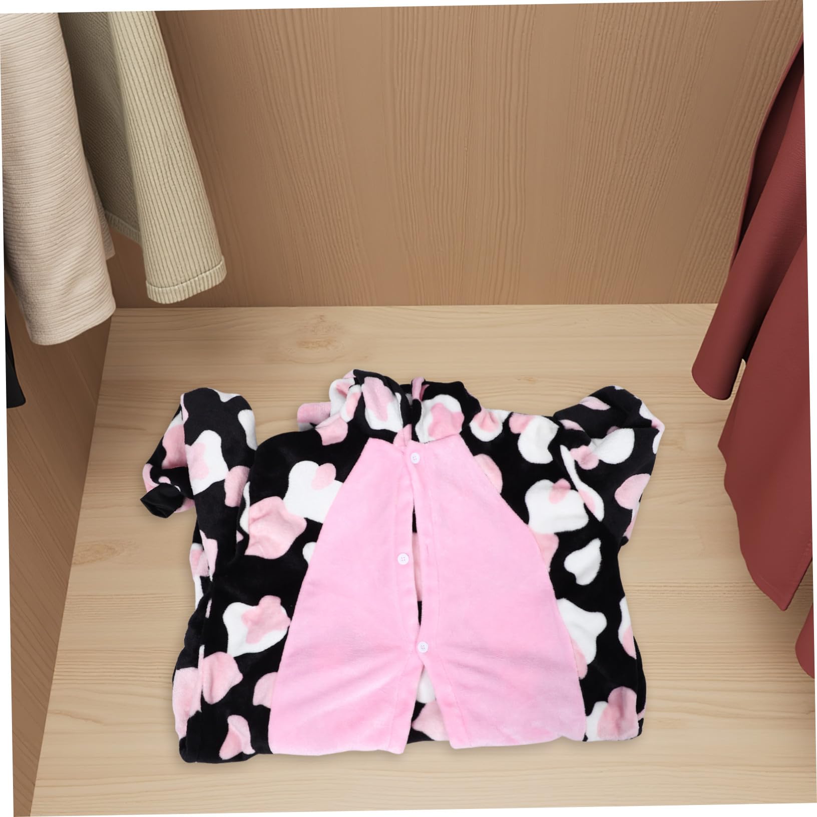 Pigiama Intero da Adulto in Peluche Ultrasoffice Motivo Mucca, Comodo e Giocoso, Costume di Halloween Adatto per Feste e Compleanni, Taglia XL