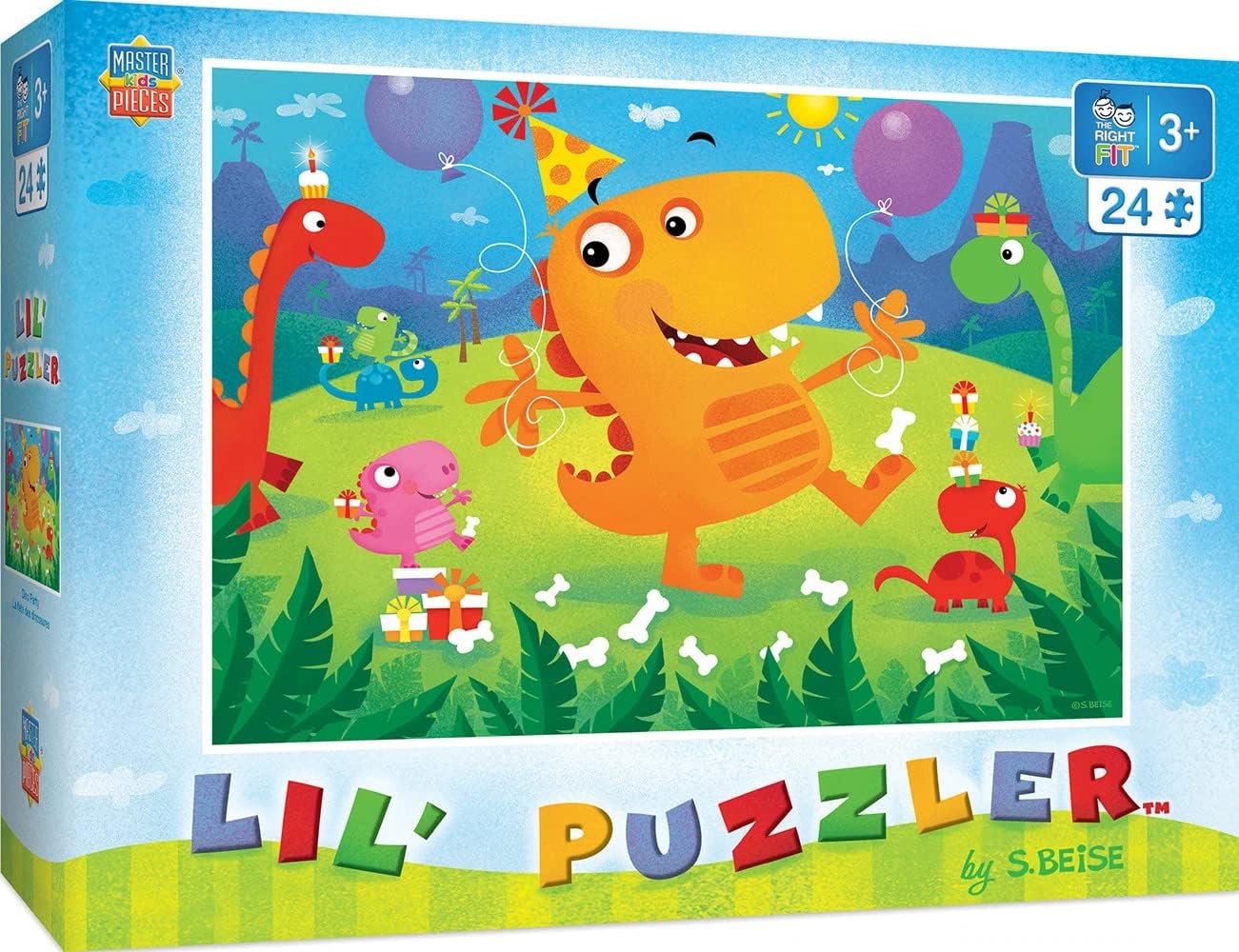 Masterpieces Lil Puzzler 24 Piece Jigsaw Puzzle for Kids - Llama Love - 19"x14"
