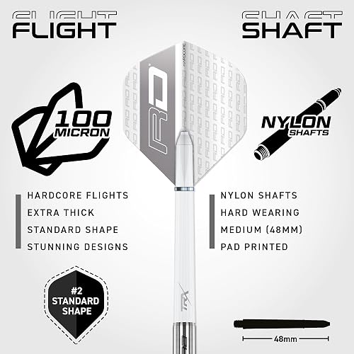 RED DRAGON Darts | Javelin Original 24g Steel Tip | 85% Tungsten Darts Set - 4