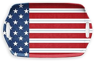 TarHong Stars & Stripes Patriotic American Serving Tray