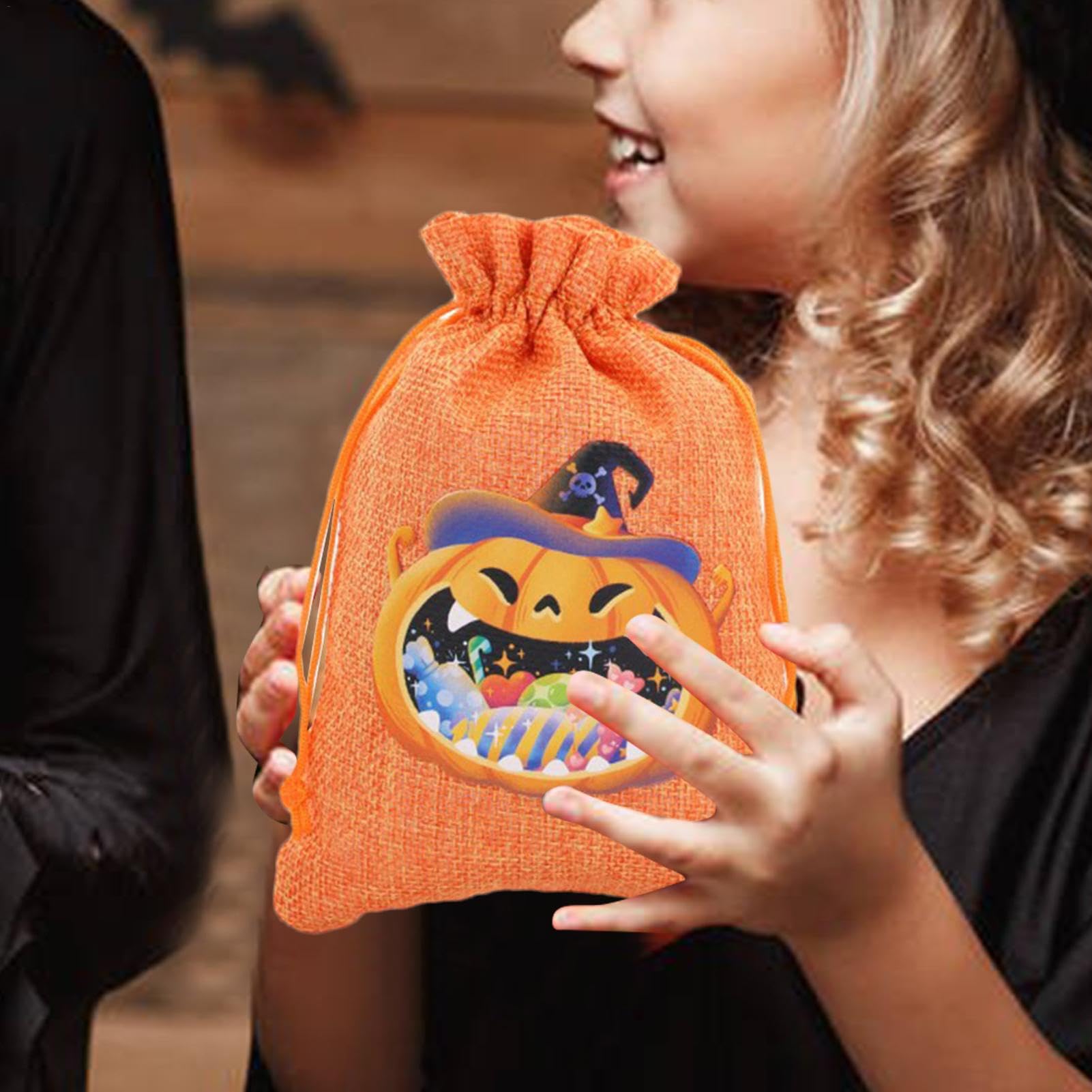 20 X Halloween-Geschenktüten Aus Vlies - Geister-Motive, Für Süßigkeiten, Partybeutel
