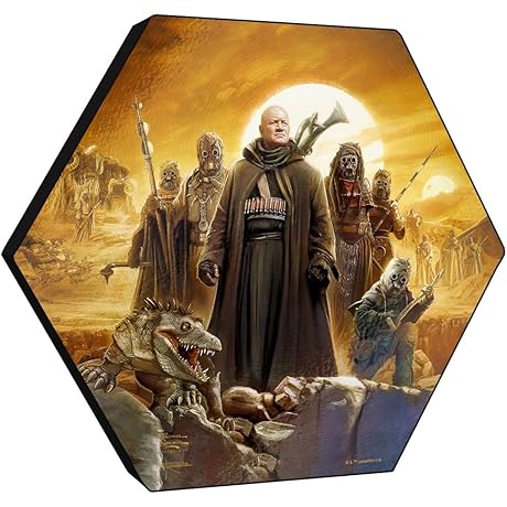 Star Wars – The Book of Boba Fett Tusken Raider 11.5” X 10” Wood Print